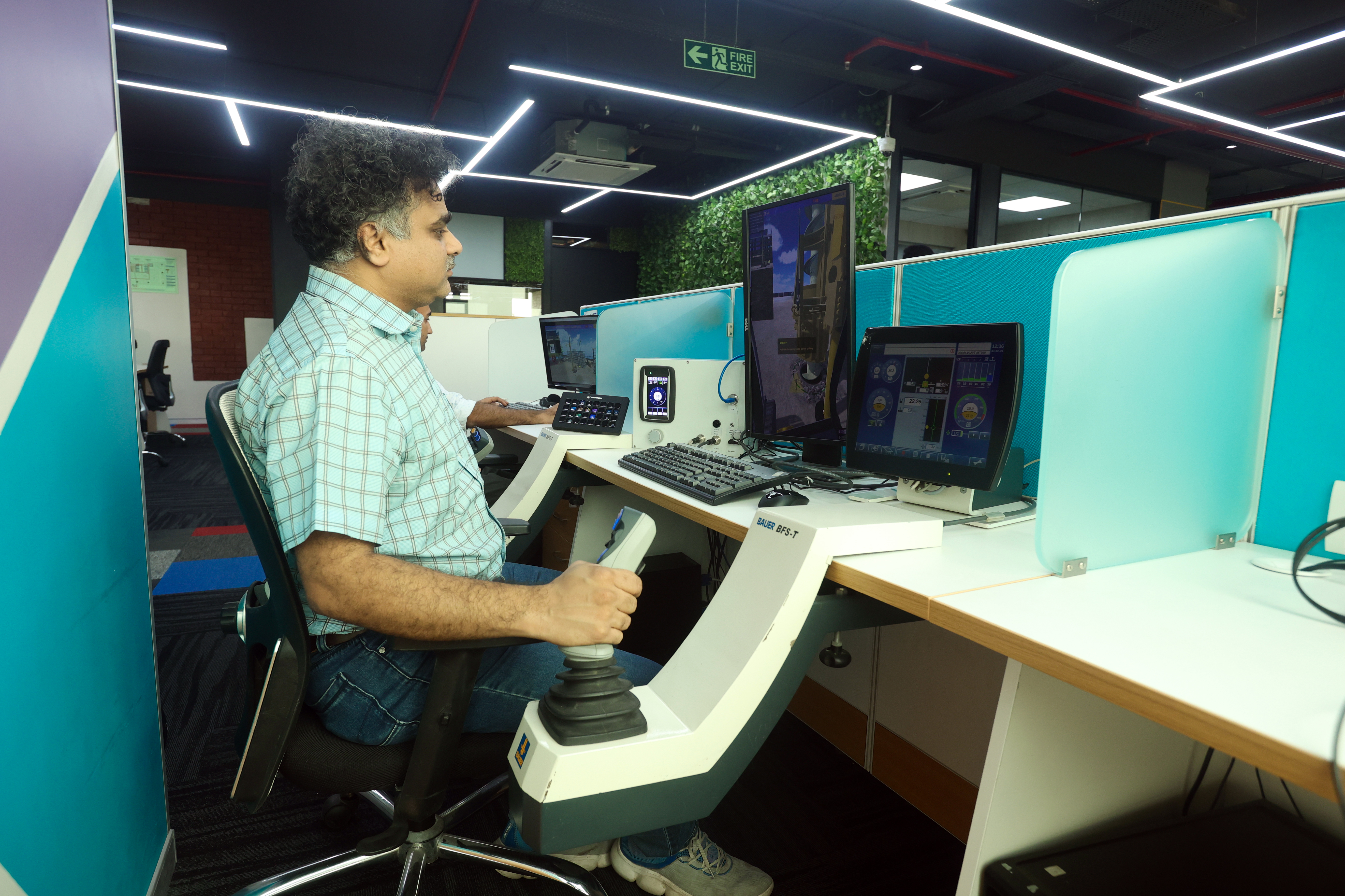 Employee at work at Bauer Corporate Services Private Ltd.